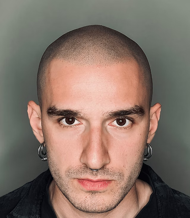 Schéma tricopigmentation cuir chevelu